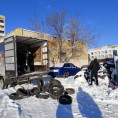 Автомобильные шины вывезли еще с двух контейнерных площадок
