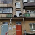 Гидроизоляция козырьков подъездов на Ленина, 150