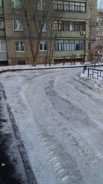 ООО УК "Мой дом" продолжает борьбу со снегом.