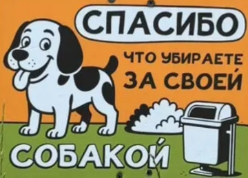 Убирать за своей собакой — это уважение к людям и любовь к своему двору!