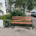 Установили скамейку возле дома № 2/1 по улице Коробова